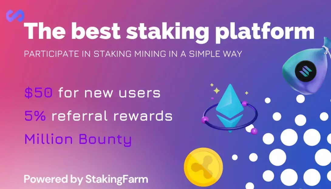 Best Crypto Staking Platform: Earn Passive Income Up to 26% with StakingFarm