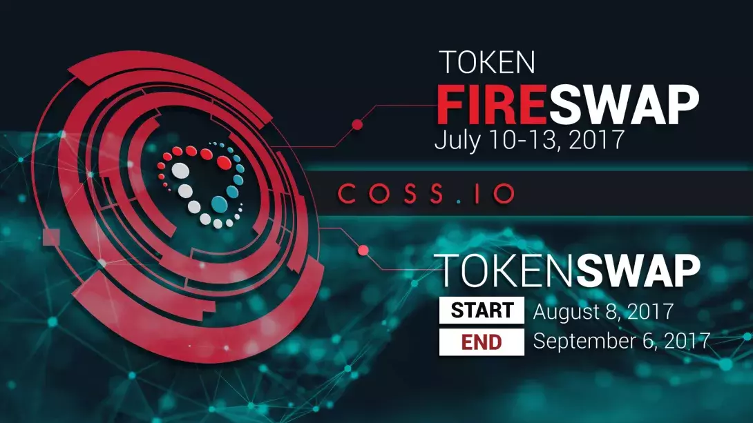 The 72-hour Fire Swap (pre-ICO) of the COSS tokens starts on July 10