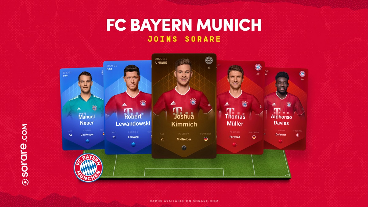 "FC Bayern Munich Joins Sorare” by Sorare is licensed under CC BY-SA 2.0 