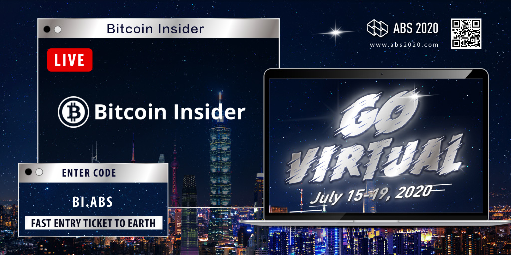 Bitcoin Insider community can register invite-only tickets with code <BI.ABS> at: https://abasummit.io/tickets/.