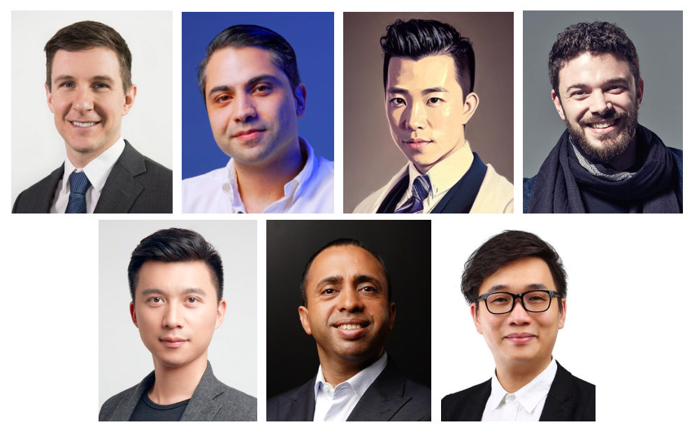 [L – R] Hayden Hughes, Co-Founder and CEO of Alpha Impact; Sidney Macdessi, Head of Institutional Sales at Cake DeFi; Igneus Terrenus, Head of Communications & Business Development at the Mantle Network by BitDAO; Giulio Xiloyannis, CEO of Pixelmon; Chen Zhuling, CEO and Founder of RockX; Pradeep Goel, Founder & CEO of Solve.Care; blockchain strategist, Anndy Lian