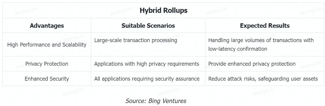 Potential Advantages of Hybrid Rollups