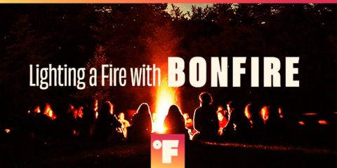 Lighting a fire with Bonfire