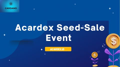 Acardex: Fast Growing Decentralized Exchange and NFT Marketplace on Cardano Announces $ACX Seed-Sale