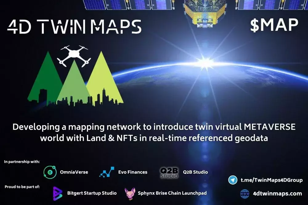 4DTwin Maps has Launched MAP Tokens To Transact and Interact with the Platform, Users, and Metaverse