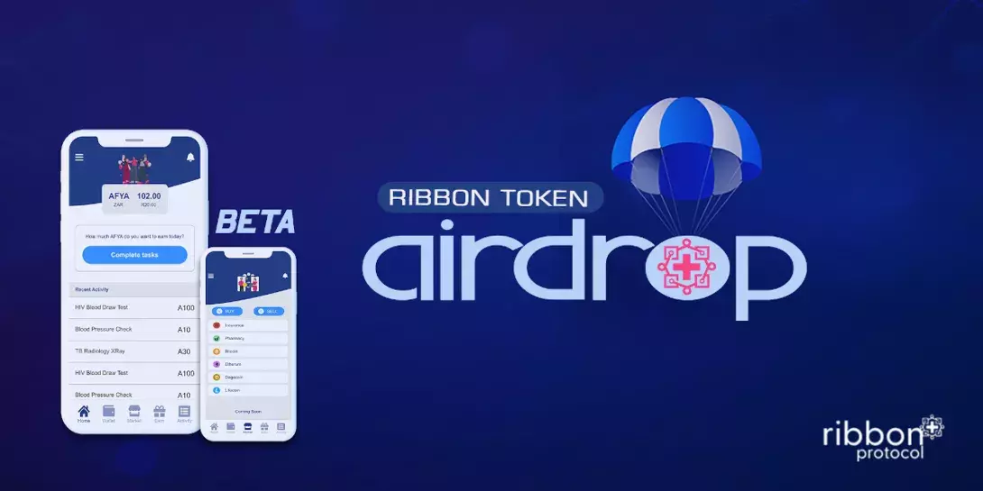 Ribbon Blockchain's upcoming record breaking crypto airdrop to 400million patients