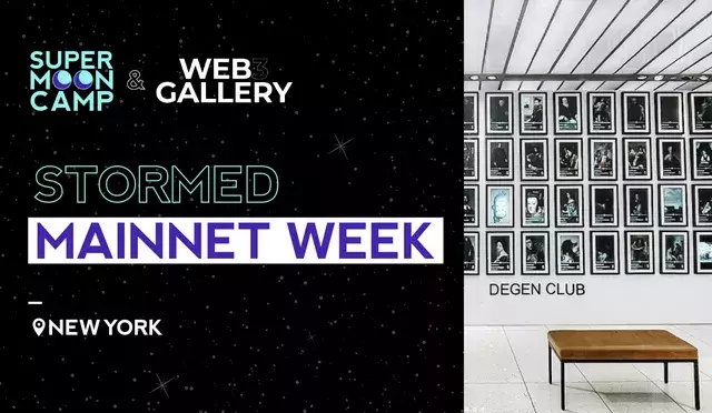 Triumph for Supermoon Camp & The Web3 Gallery Mainnet Gala in NYC