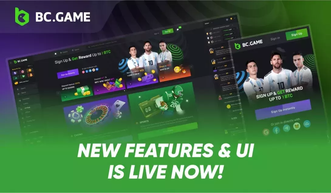The new face of BC.GAME has launched