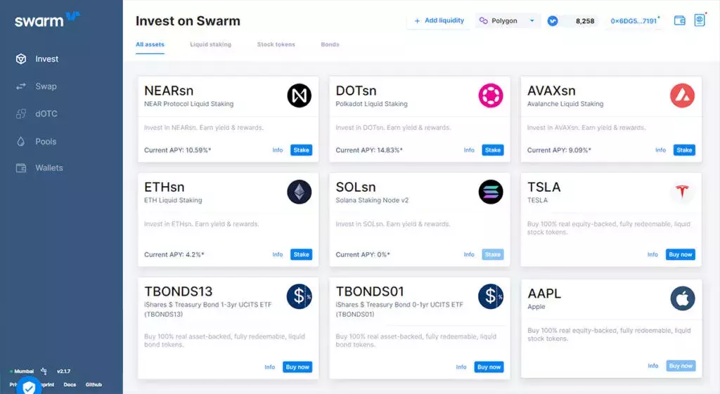 Swarm launches world-first tradable stocks and bonds on DeFi
