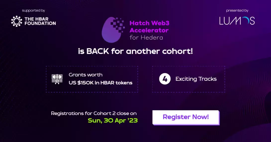 Lumos Labs Unveils Second Edition of Hatch Web3 Accelerator for Hedera to Support Blockchain Startups to Build and Scale Innovations