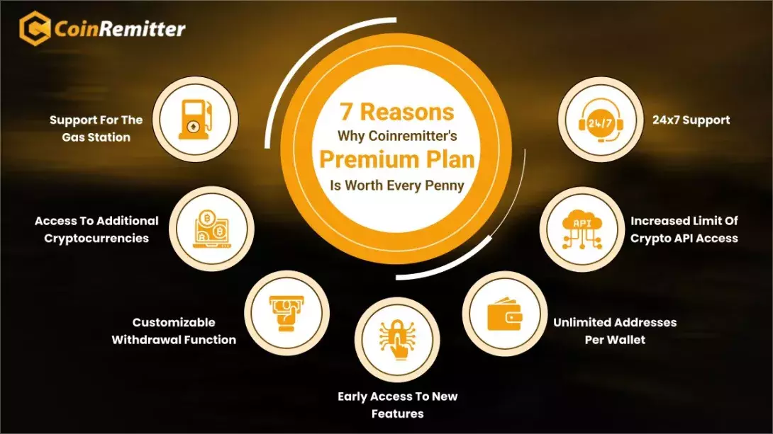Benefits of Coinremitter’s premium plan