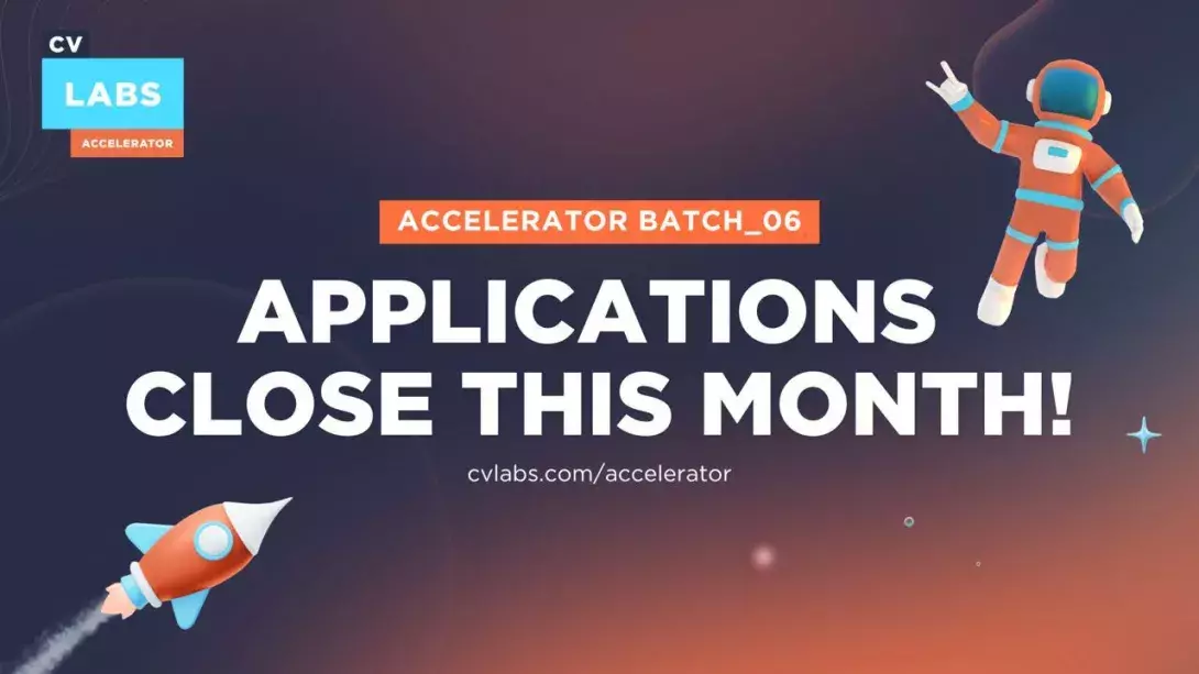 CV Labs Accelerator with up to $135'000 per startup