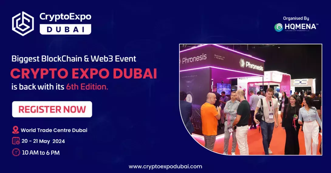 Renowned BlockChain & Web3 Event CRYPTO EXPO DUBAI 2024 is back with its 6th Edition. 