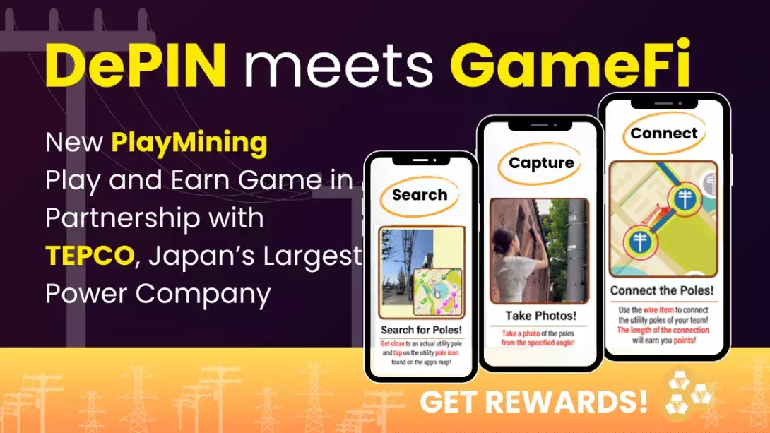 DePIN Meets GameFi With New PlayMining P&E Title in Partnership with Japan’s Largest Power Co. TEPCO