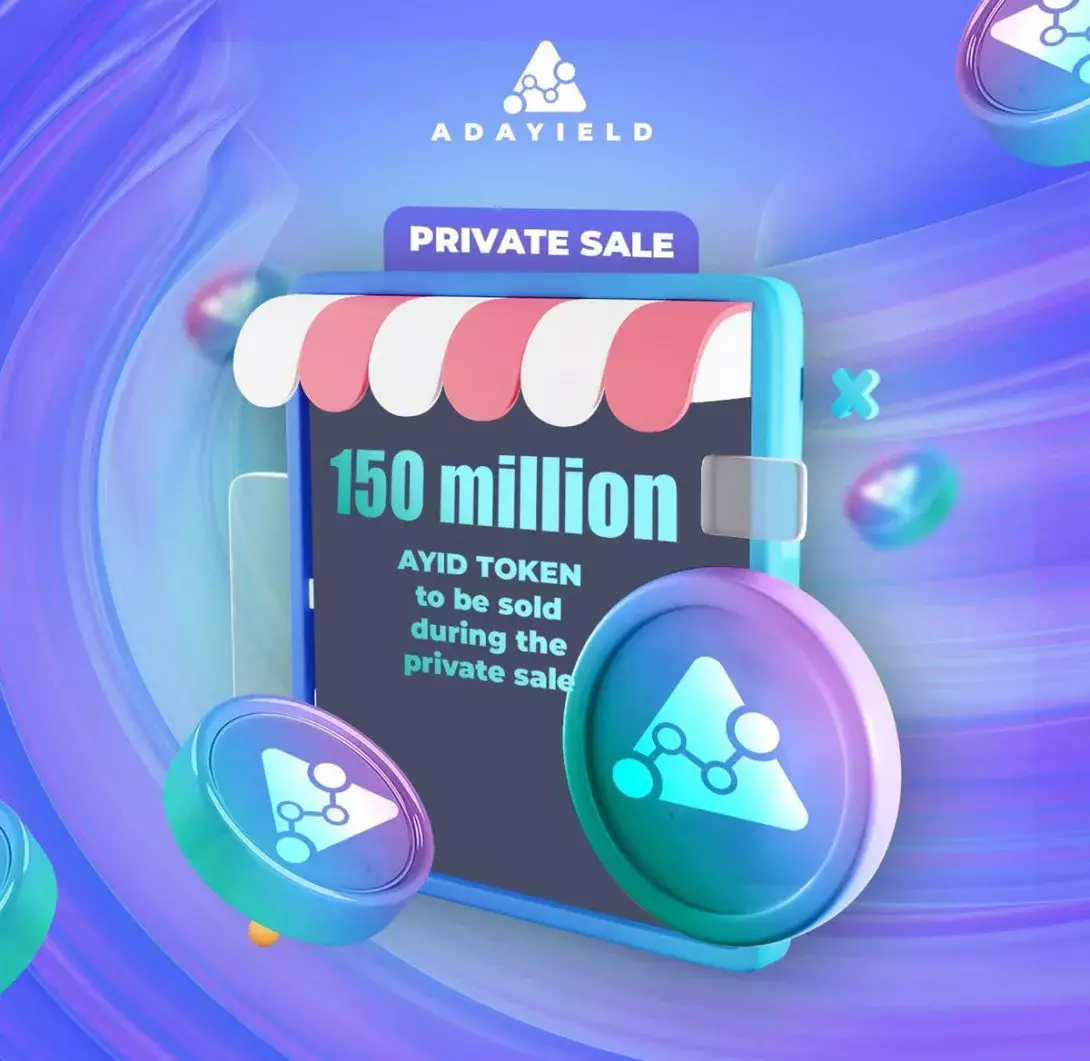 ADAyield lending protocol announce token private sale after a massive success in seed sale