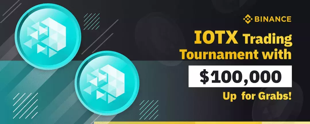 Binance IOTX Trading Tournament with $100,000 Up for Grabs!