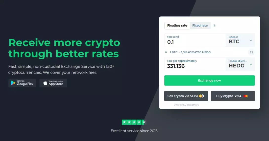 HedgeTrade’s HEDG Token strengthens its market position with important listing on Changelly.com 