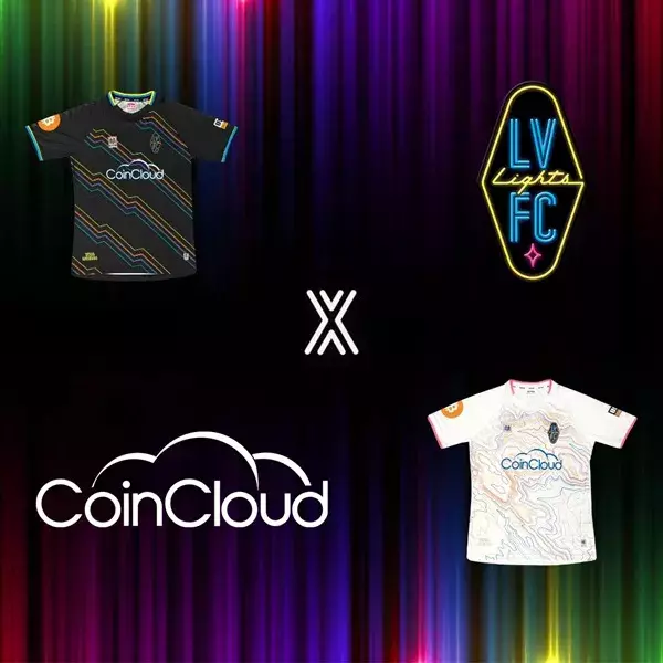 Las Vegas Lights FC & Coin Cloud Announce Jersey Rights Partnership Paid for in Bitcoin