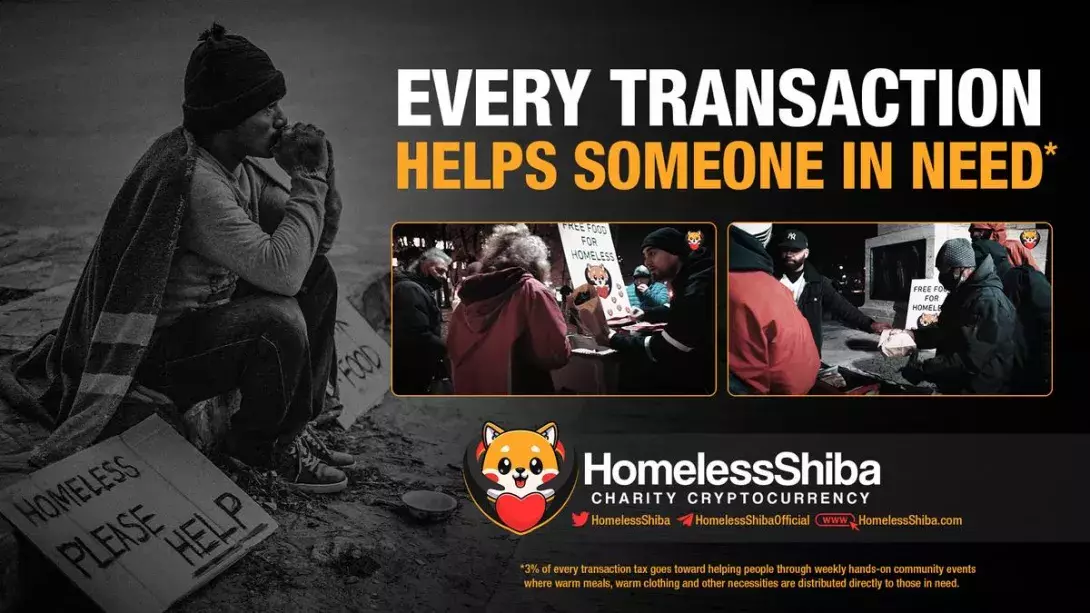 HomelessShiba | Charity-Led Meme Coin Gained more than 1600 Holders And Reached $2.5M In Market Cap