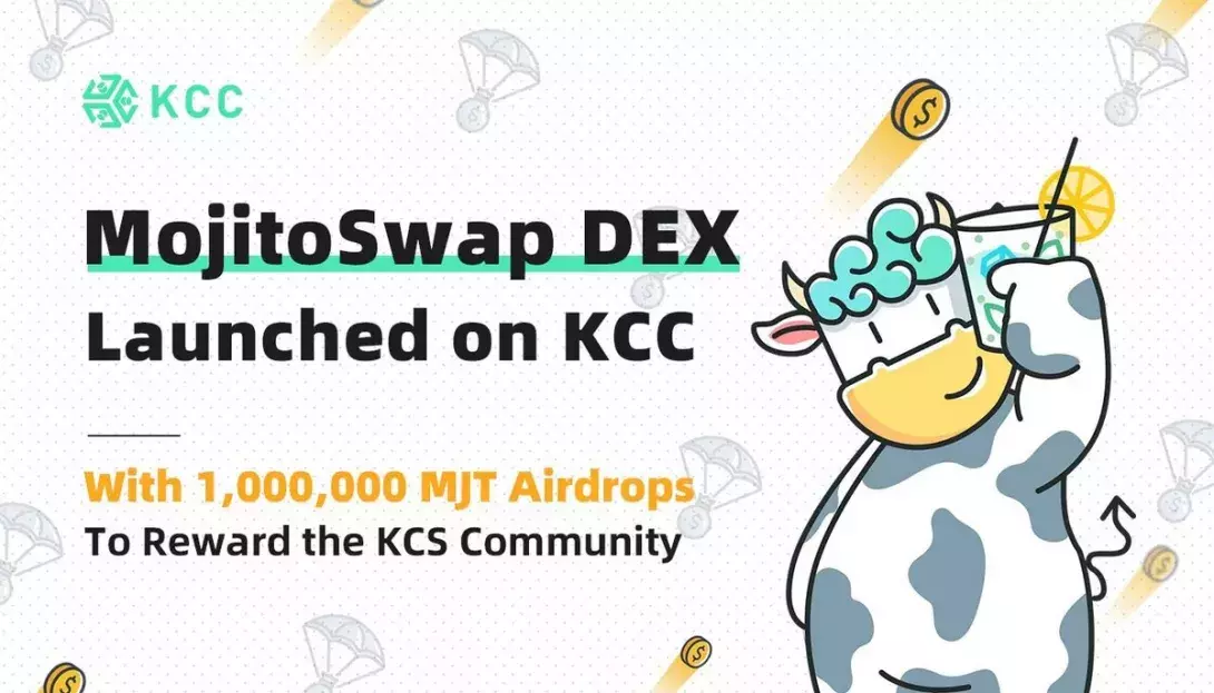 MojitoSwap DEX Launches on KuCoin Public Chain to offer easy access to the KCC DeFi ecosystem
